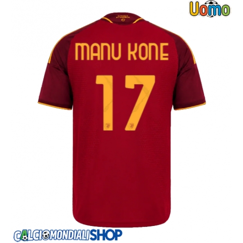 Maglie da calcio AS Roma Manu Kone #17 Prima Maglia 2026-27 Manica Corta